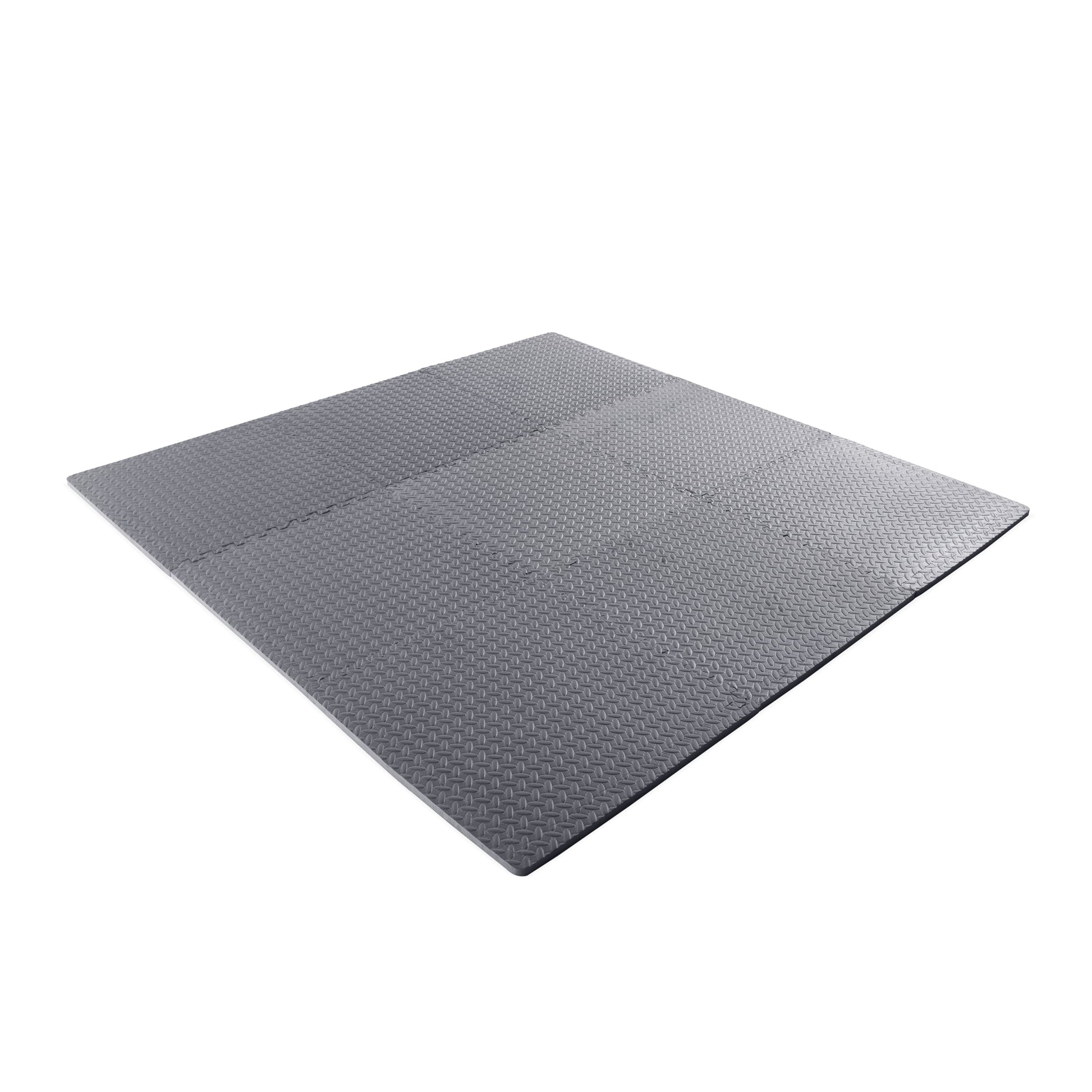 Barbell Antimicrobial Treated Puzzle Mat, 24 Sq Ft